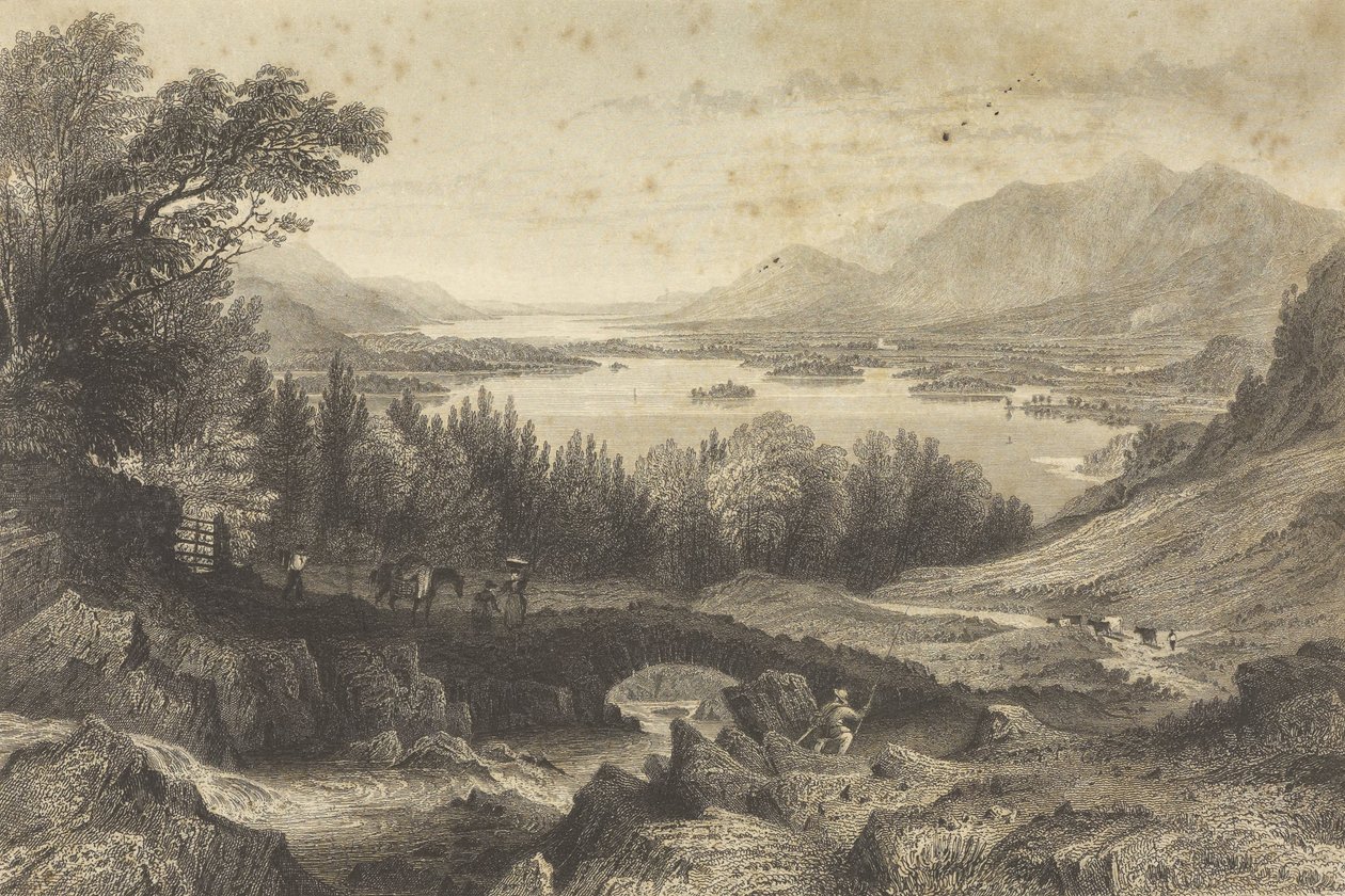 Derwent und Bassenthwaite Lakes, av George Pickering