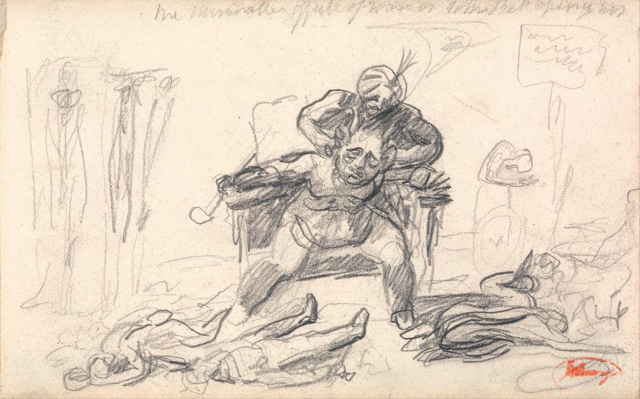 Demon Ruler and Subjects- The Miserable Effects of War on John Bull ... av George Romney