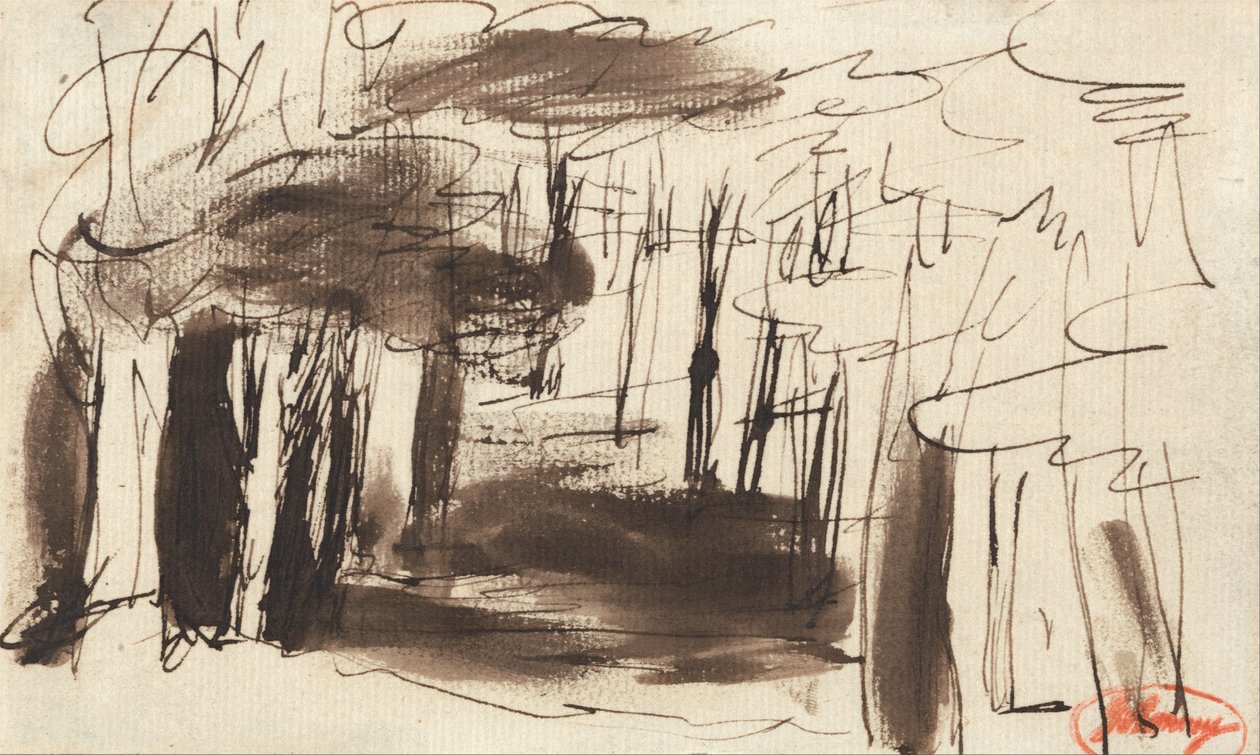 Eartham Wood av George Romney