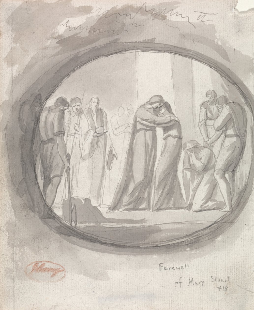 Farväl av Mary Stuart av George Romney