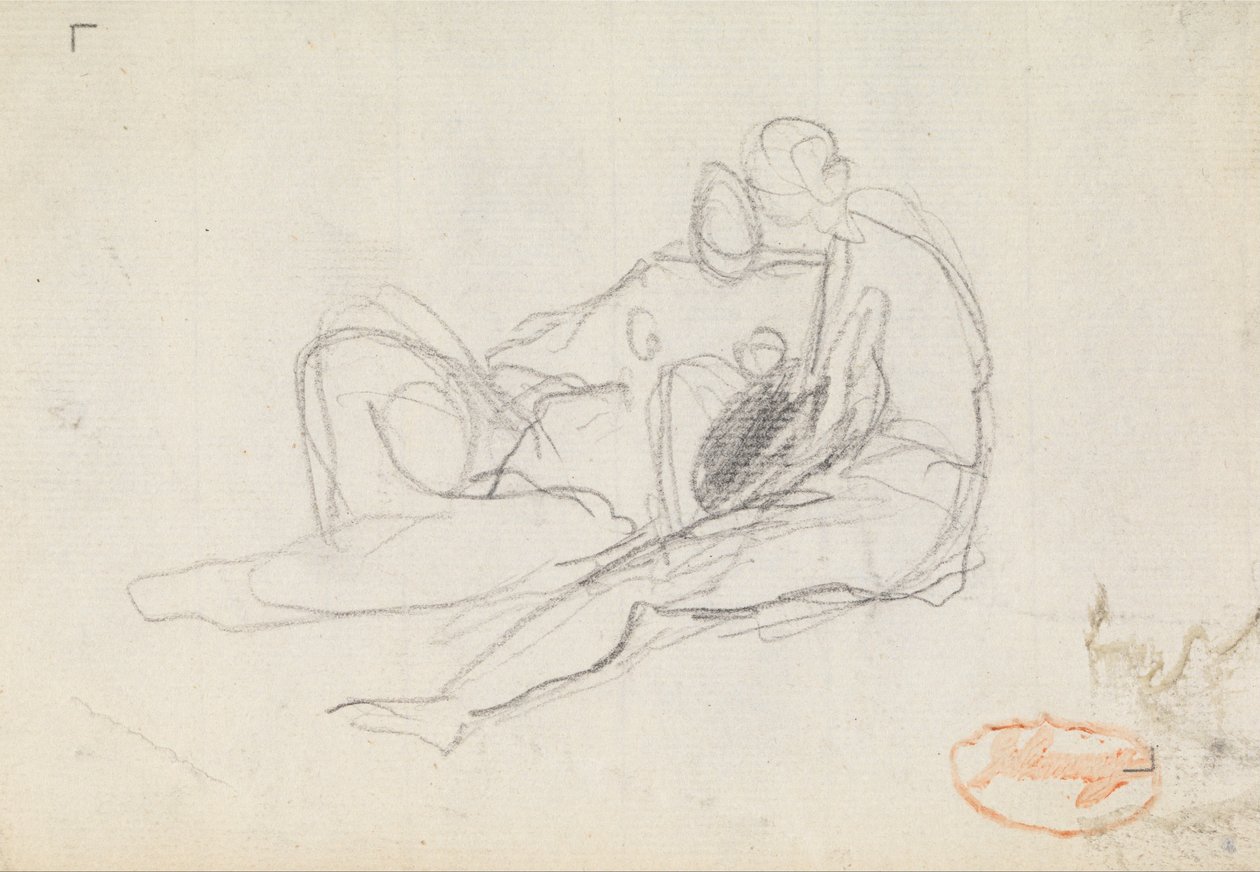 Figurkompositionsstudie 17 av George Romney