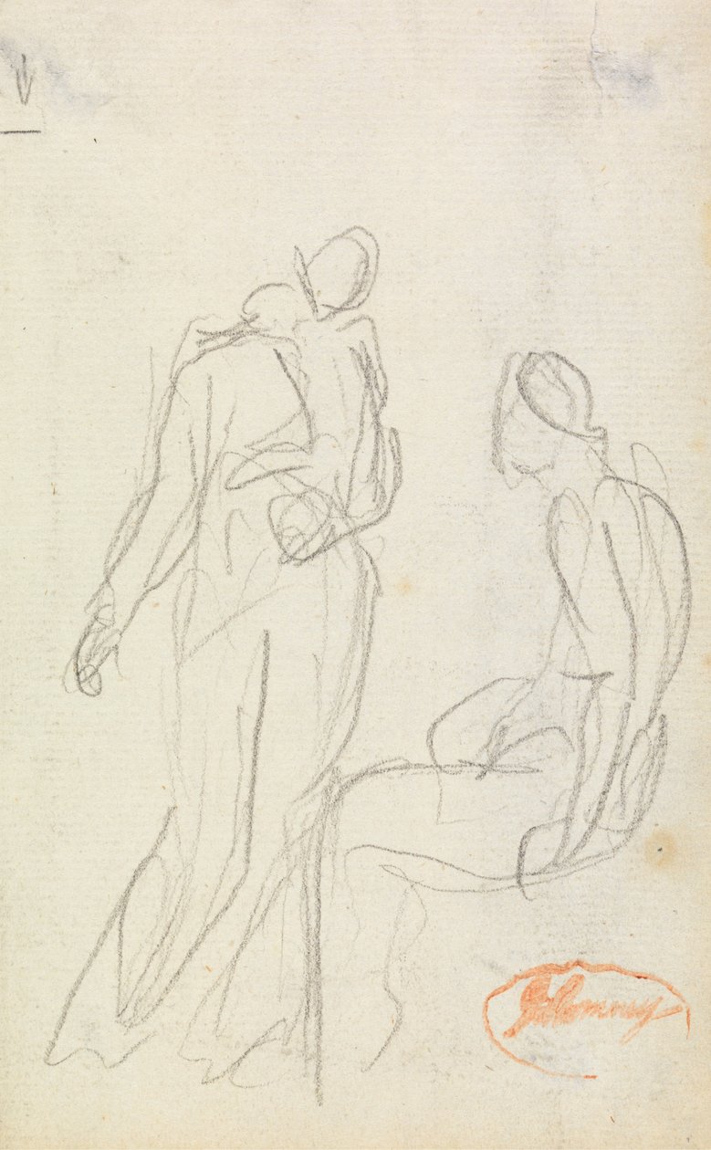 Figur sammansättning studie 2 av George Romney