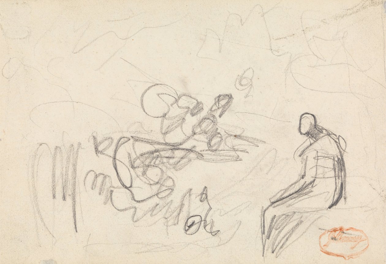 Figurkompositionsstudie 43 av George Romney
