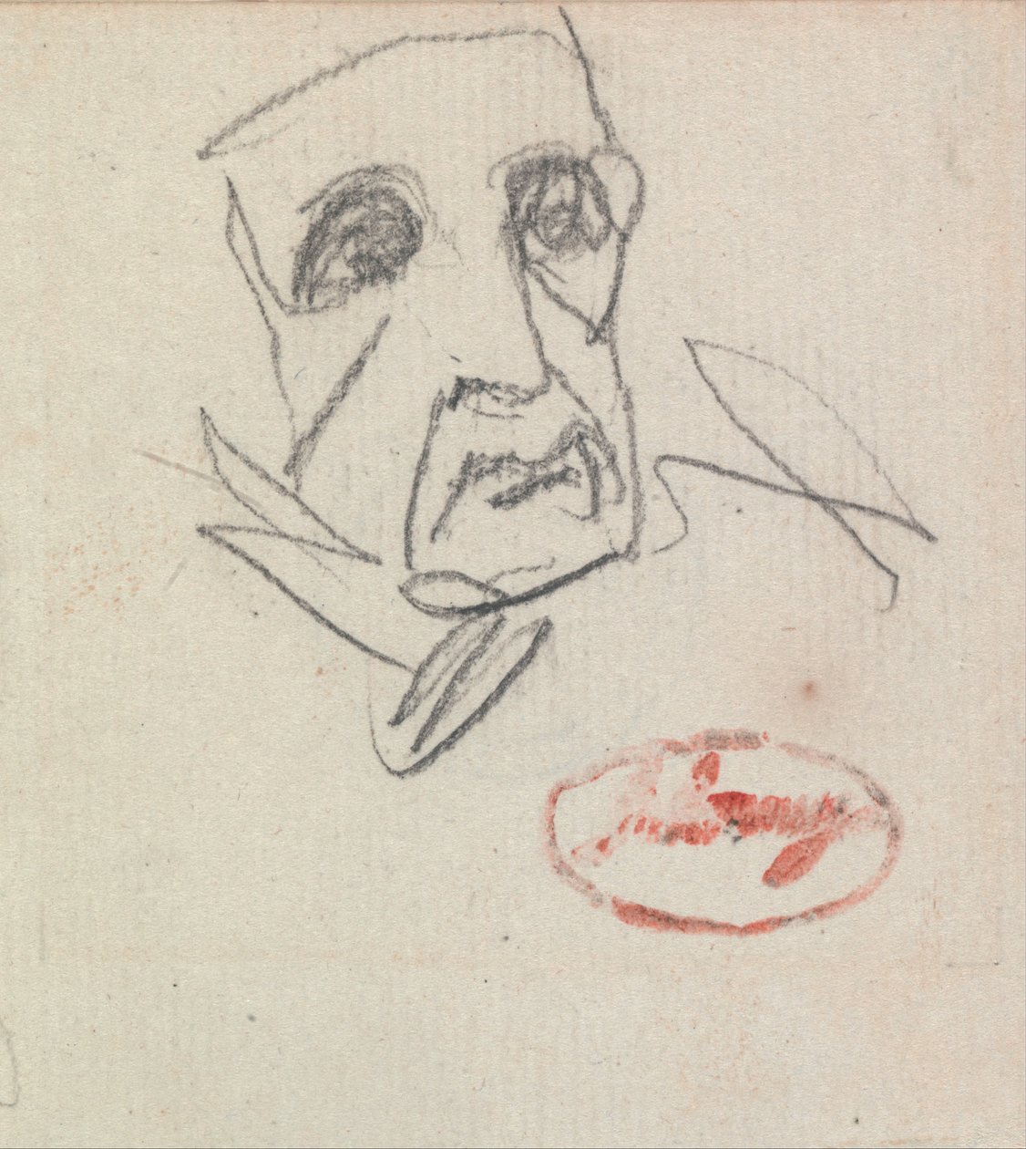 Huvud av George Romney