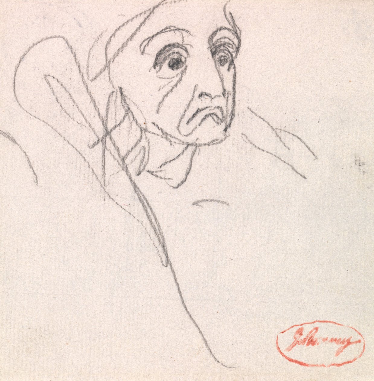Huvud av George Romney