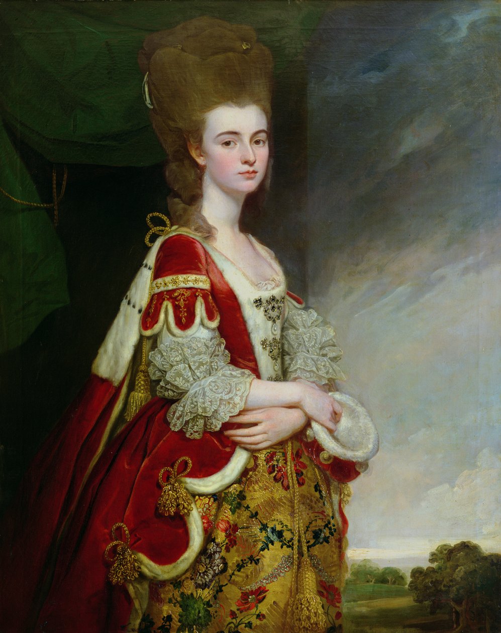 Lady Boston, född Christian Methuen av George Romney
