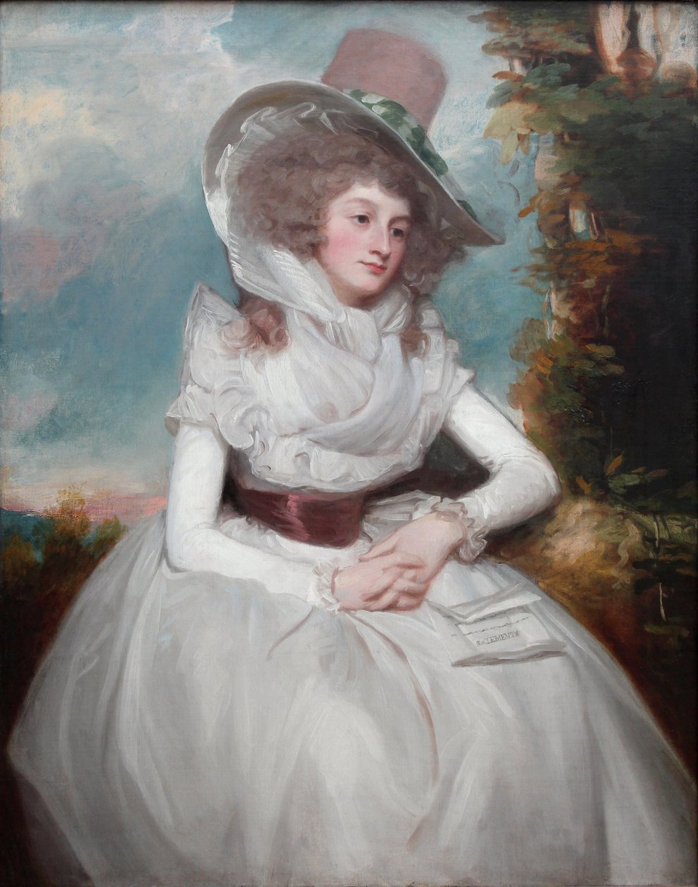 Portrait of Catherine Clemens av George Romney