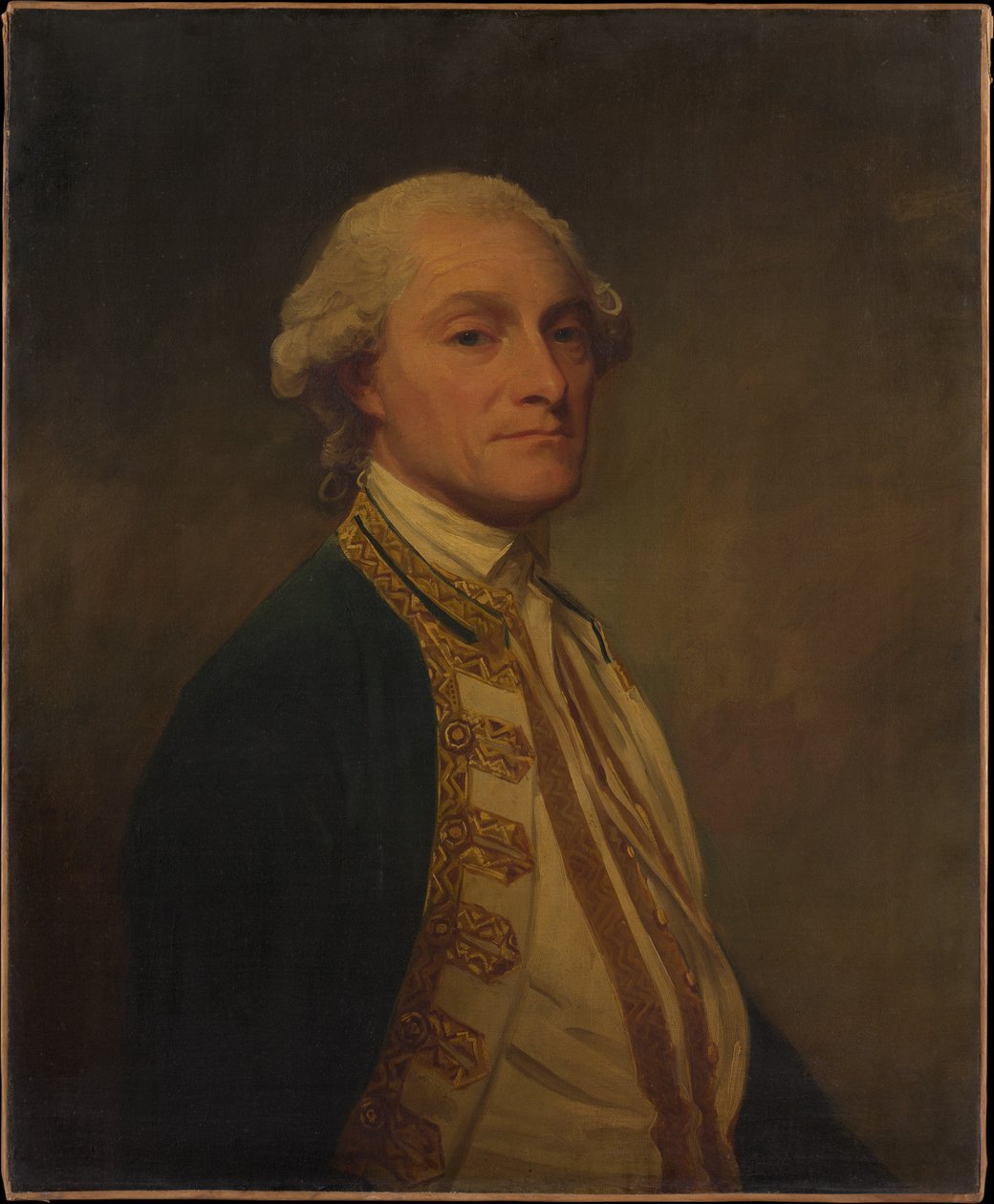 Portrait of Sir Chaloner Ogle, 1st Baronet (1726–1816), Admiral in the British navy av George Romney