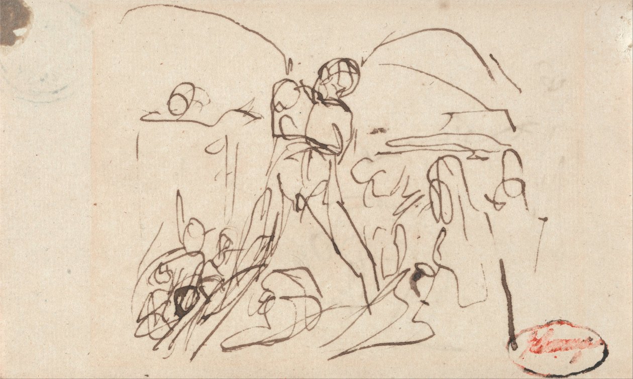 Fängelsesscen av George Romney