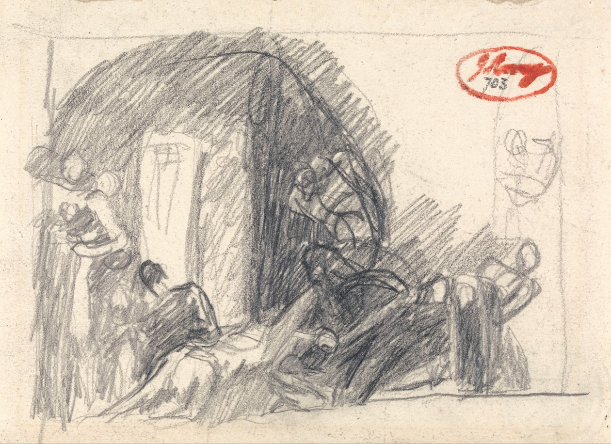 Fängelsesscen av George Romney