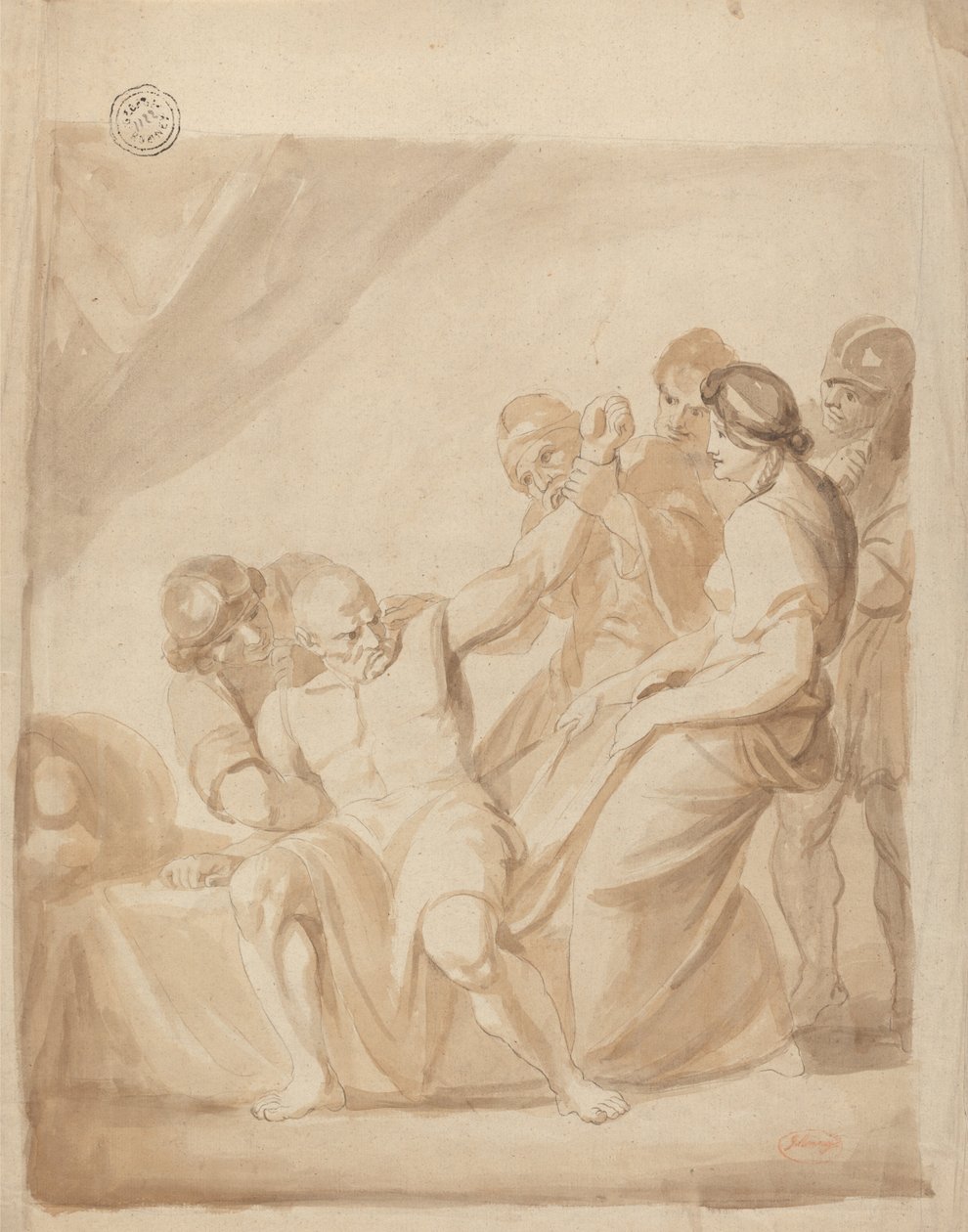 Samson övermäktig av George Romney