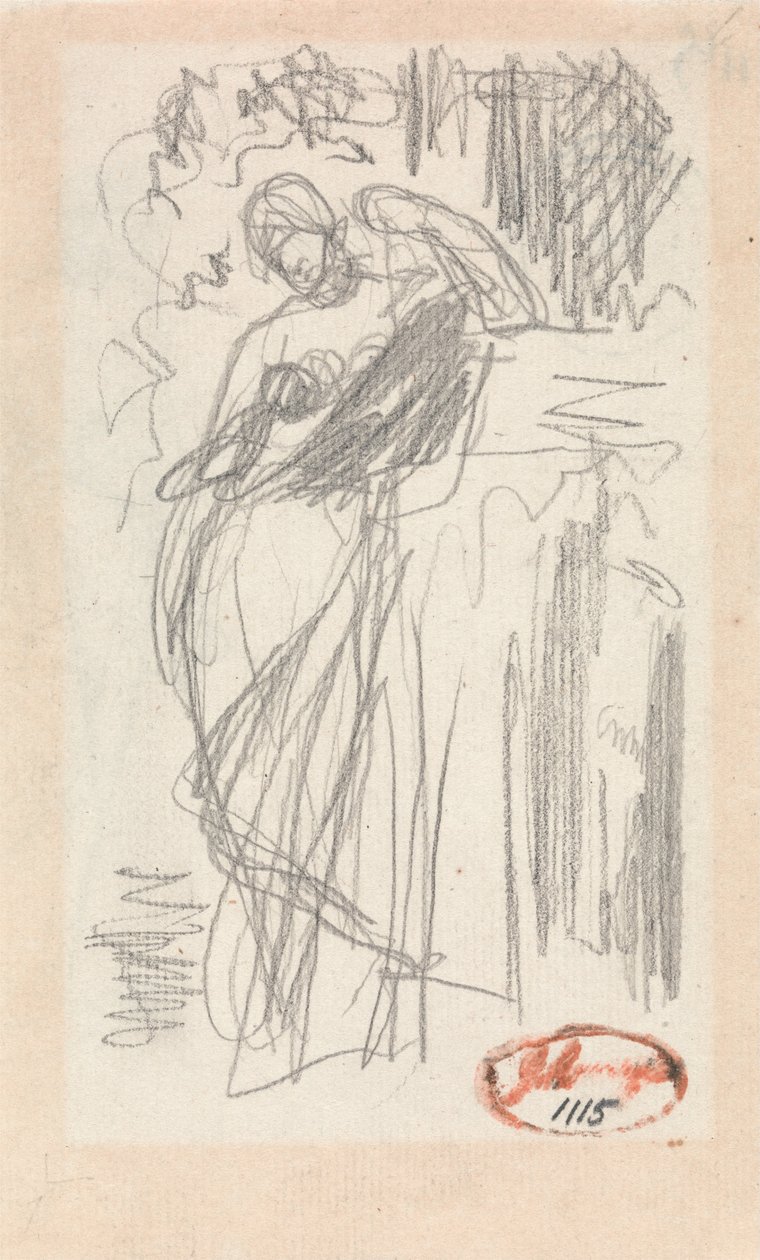 Stående kvinna av George Romney