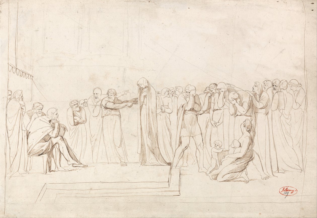 De äldres anklagelse om Susanna av George Romney