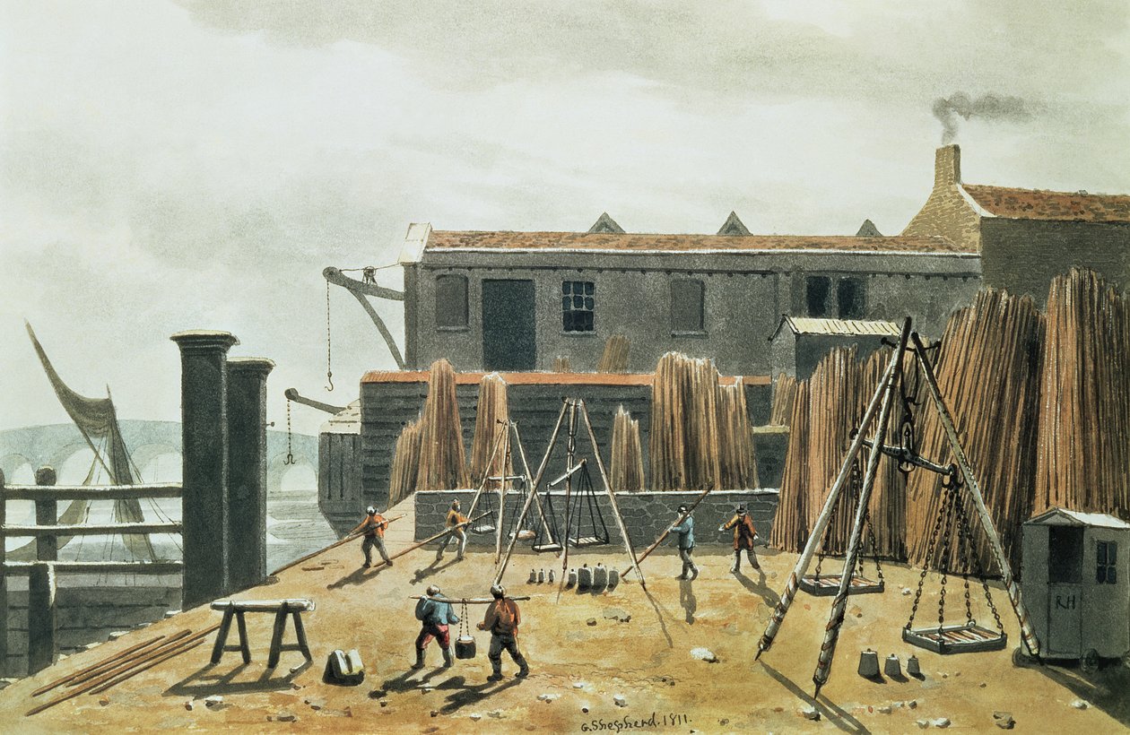 Steelyard, 1811 av George Shepherd