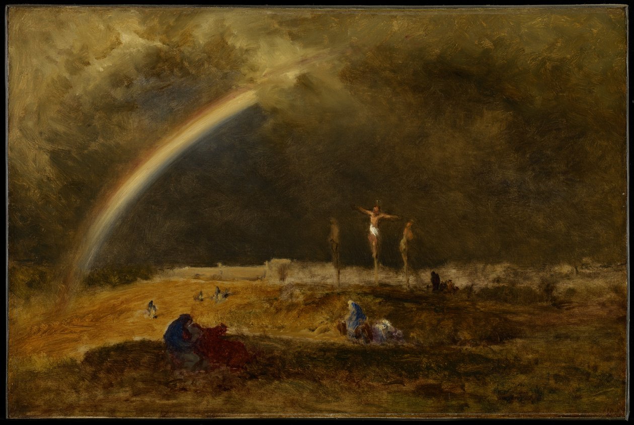 Triumfen på Golgata, ca 1874 av George Inness