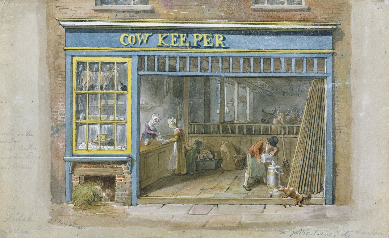 Kohållare, 1825 av George Snr Scharf