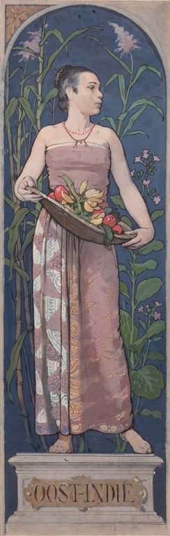 Allegory on the East Indies av George Sturm