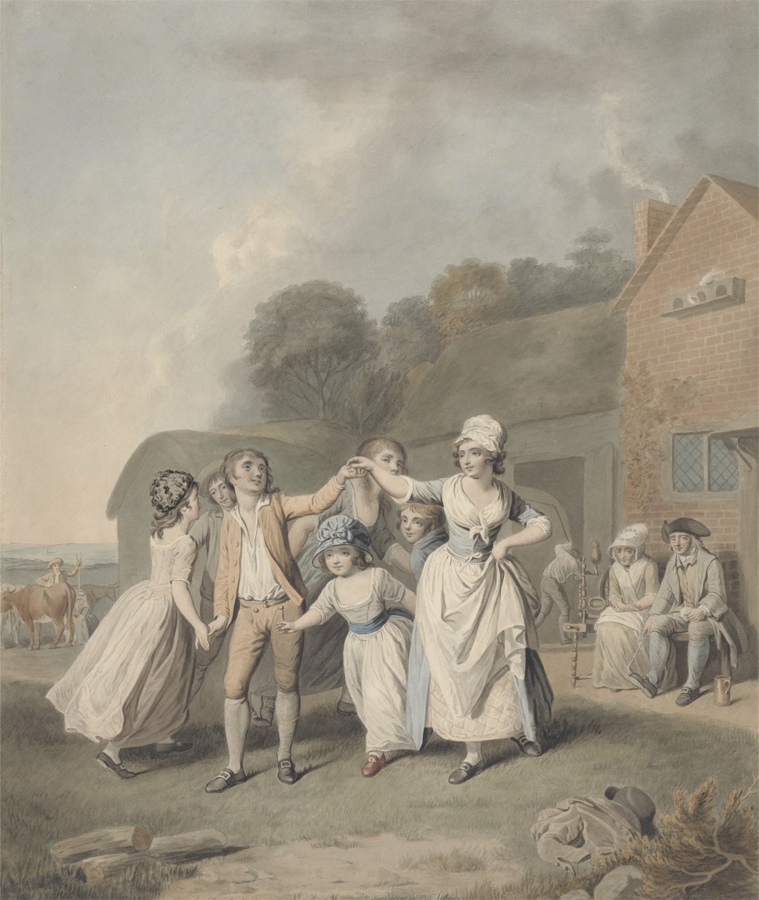 Barn som dansar, 1798 av George Townley Stubbs