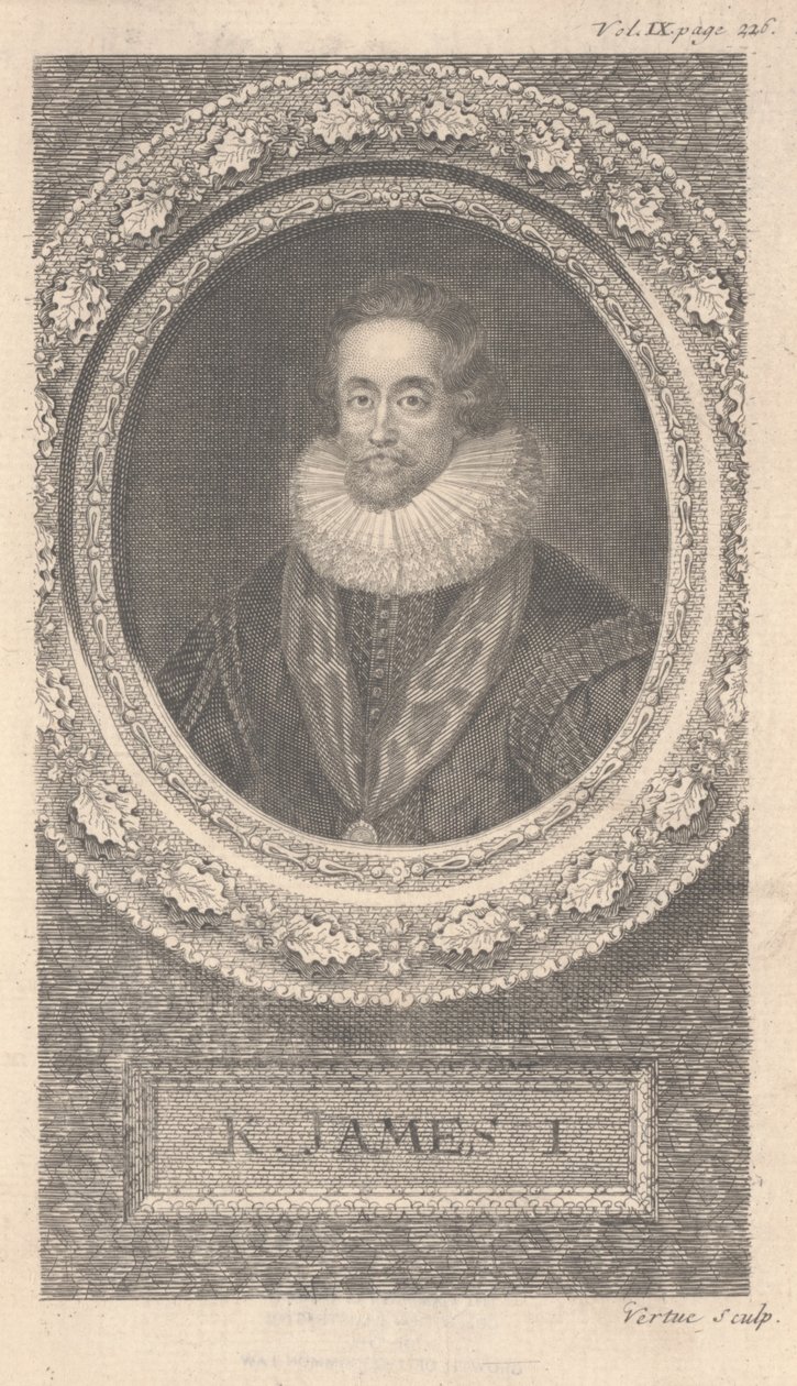 James I av George Vertue