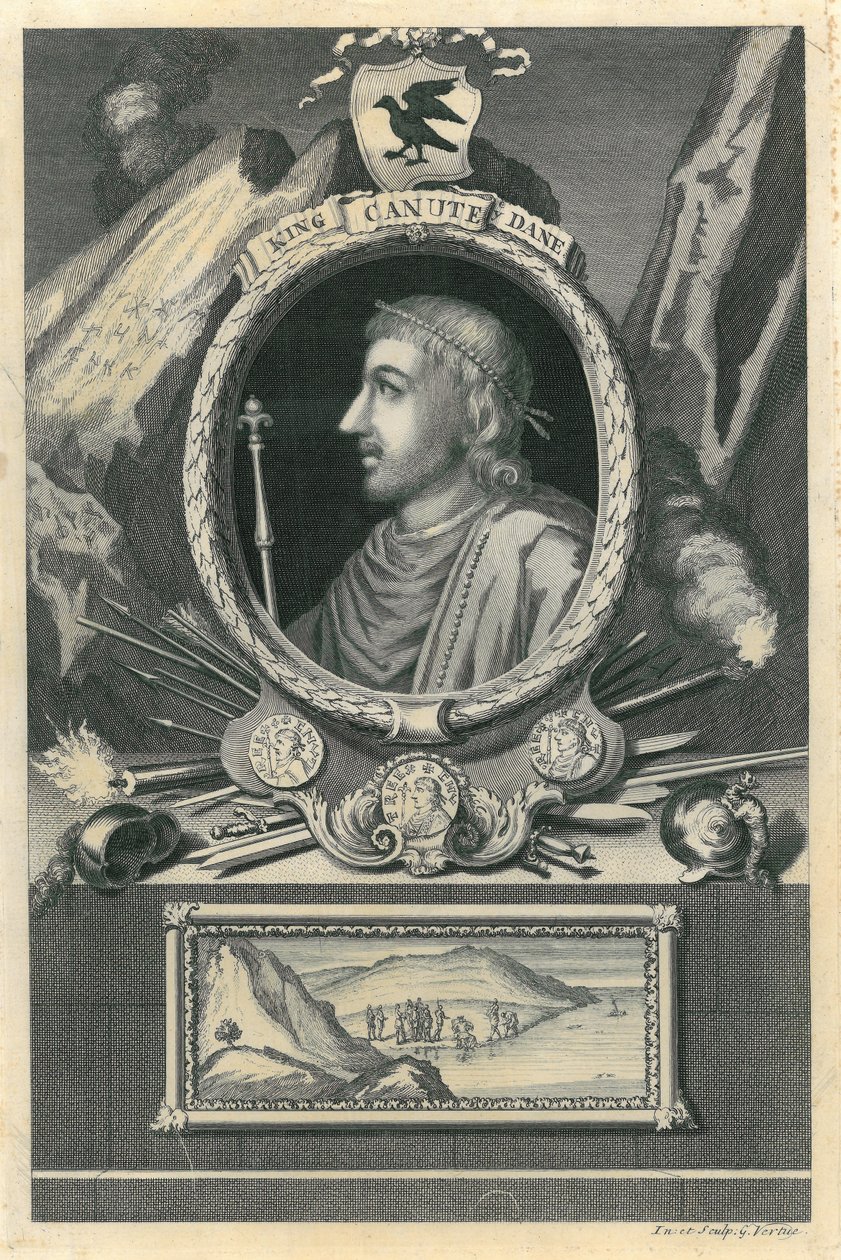 Kung Knut av George Vertue