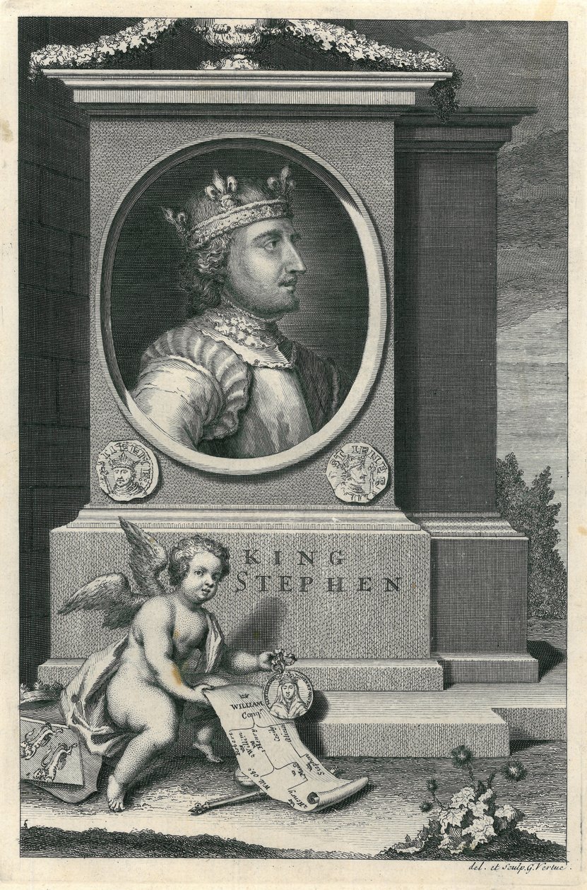 King Stephen av George Vertue