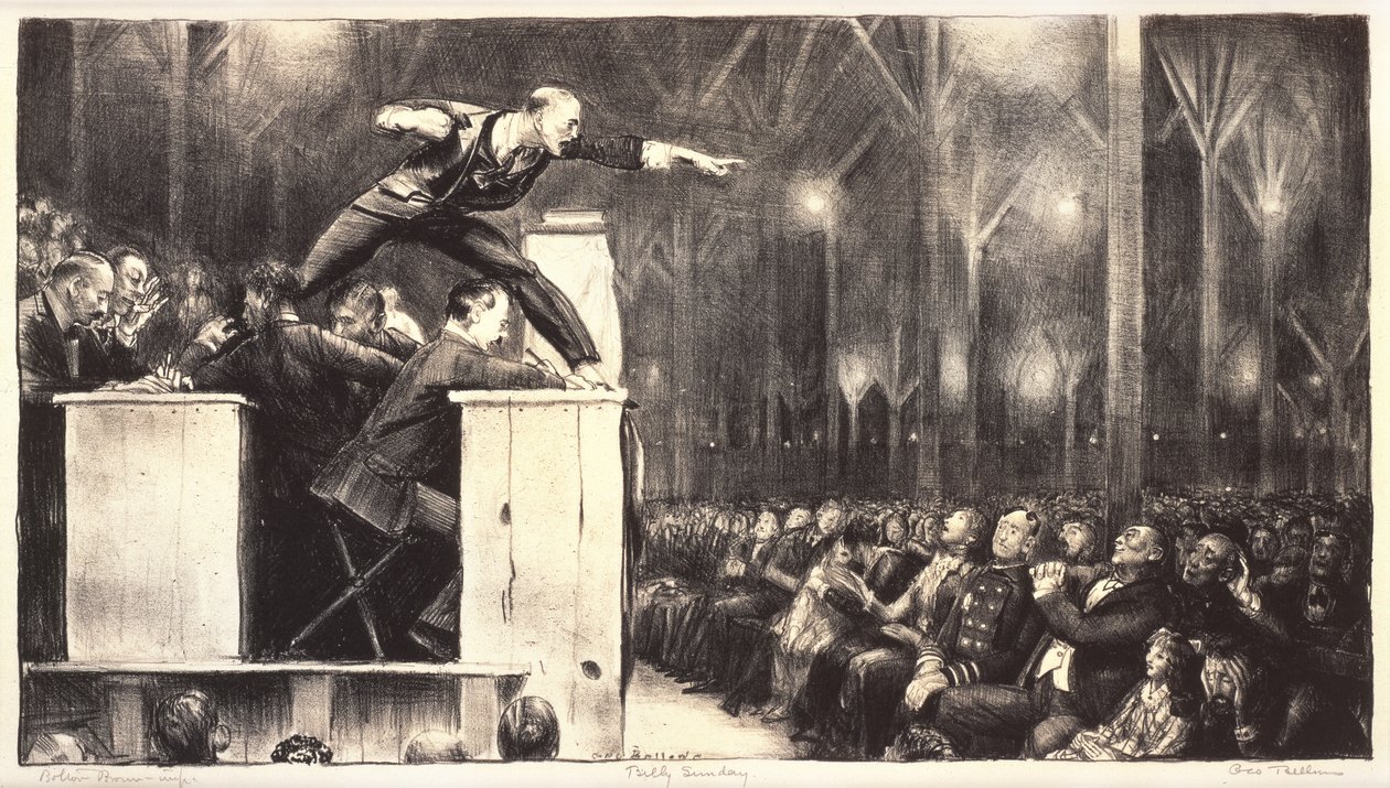 Billy Sunday, 1923 av George Wesley Bellows