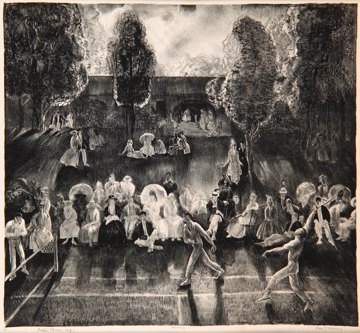 Tennis, 1920 av George Wesley Bellows