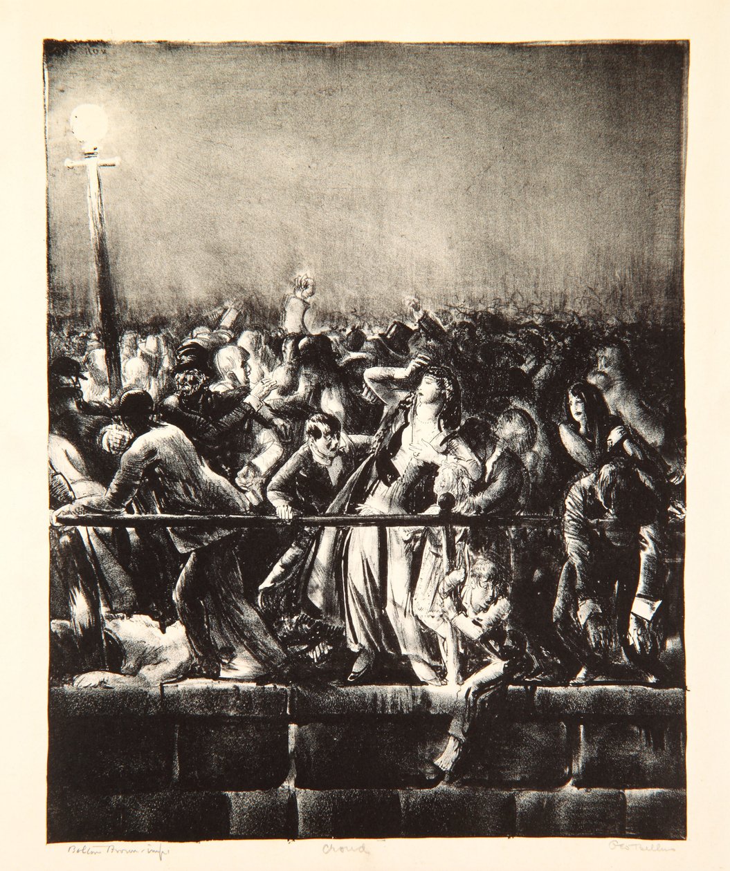 The Crowd, 1923 av George Wesley Bellows