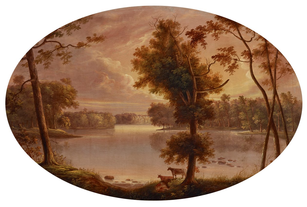 Landscape (probably near Lafayette, Indiana) av George Winter