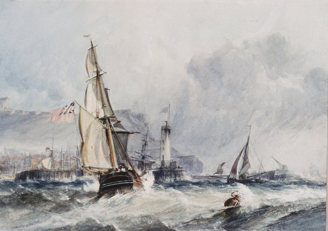 Utsikt över Whitby av George the Elder Chambers