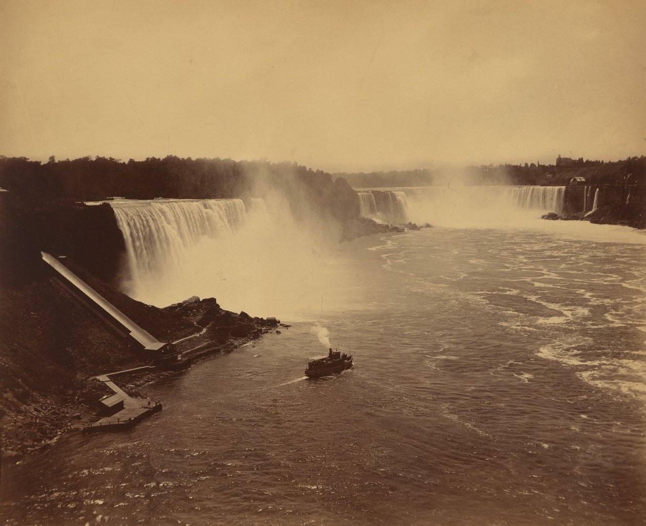 Niagarafallen, ca. 1890. av George Barker