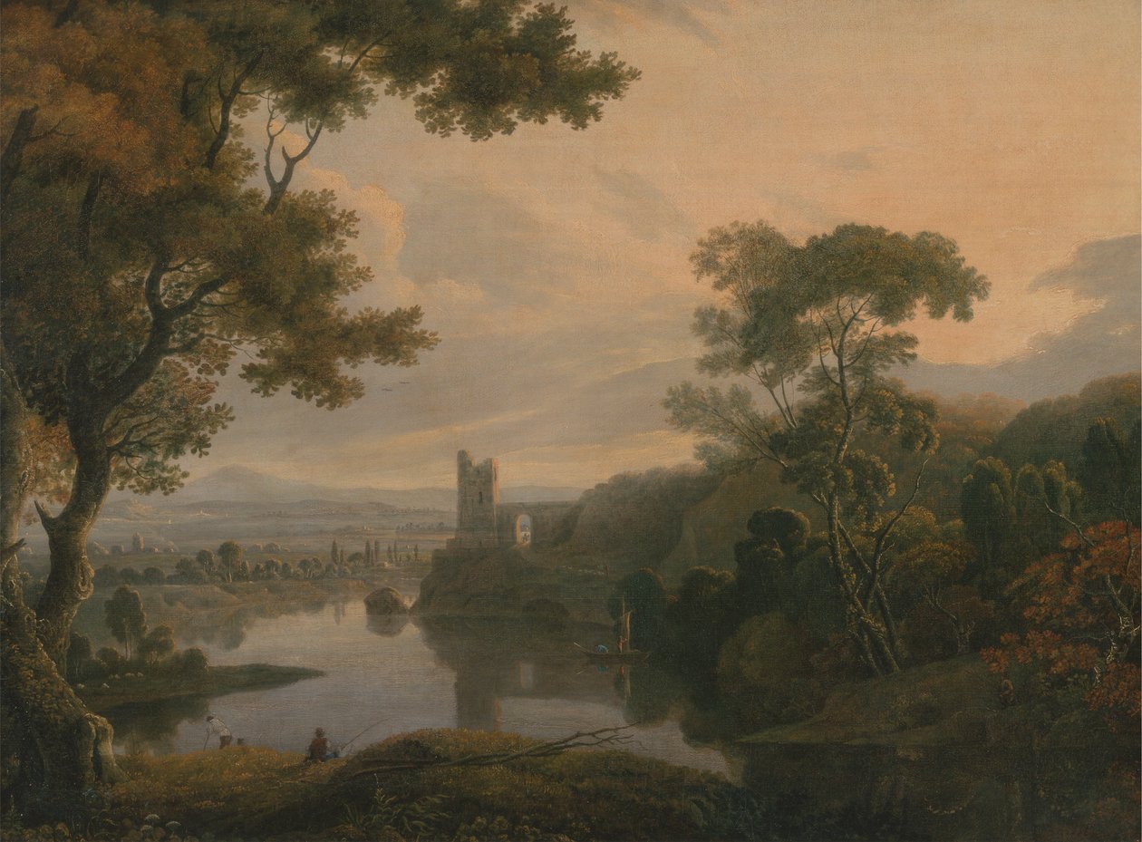 Flodlandskap av George Barret