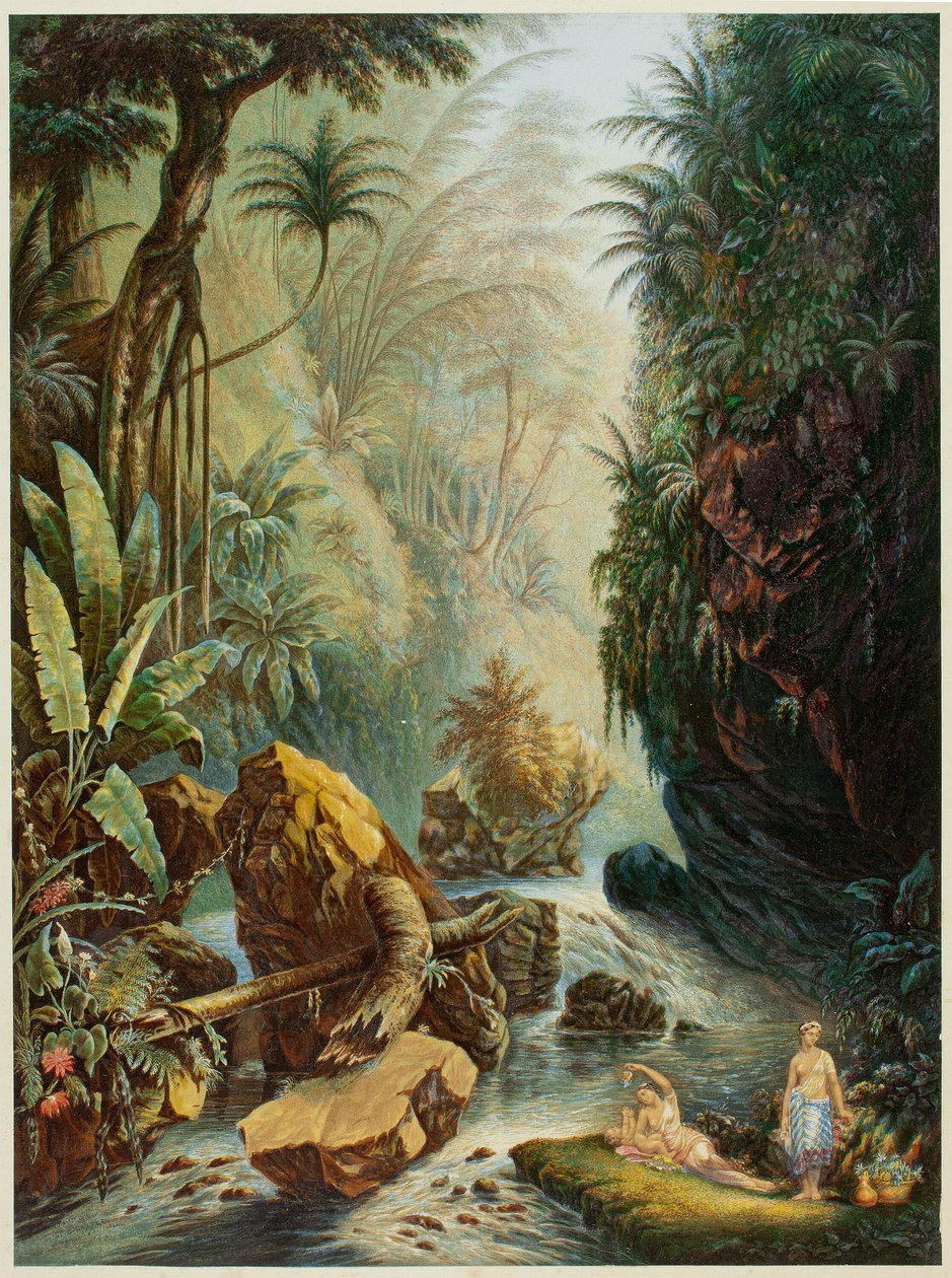 Bergsströmmen av George Baxter