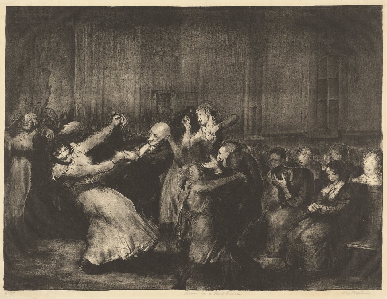 Dansa i ett galningshus av George Bellows