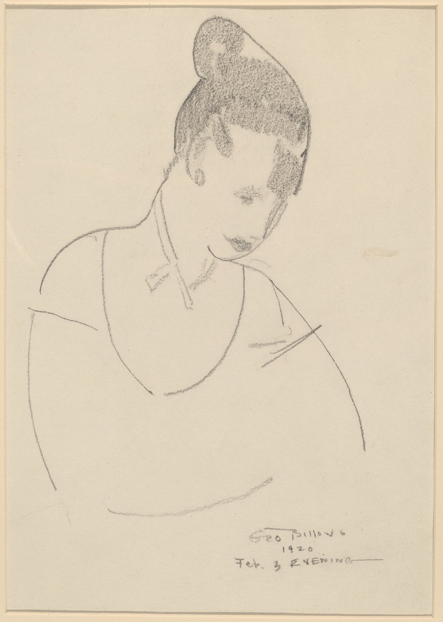 Elsie Speicher [verso] av George Bellows