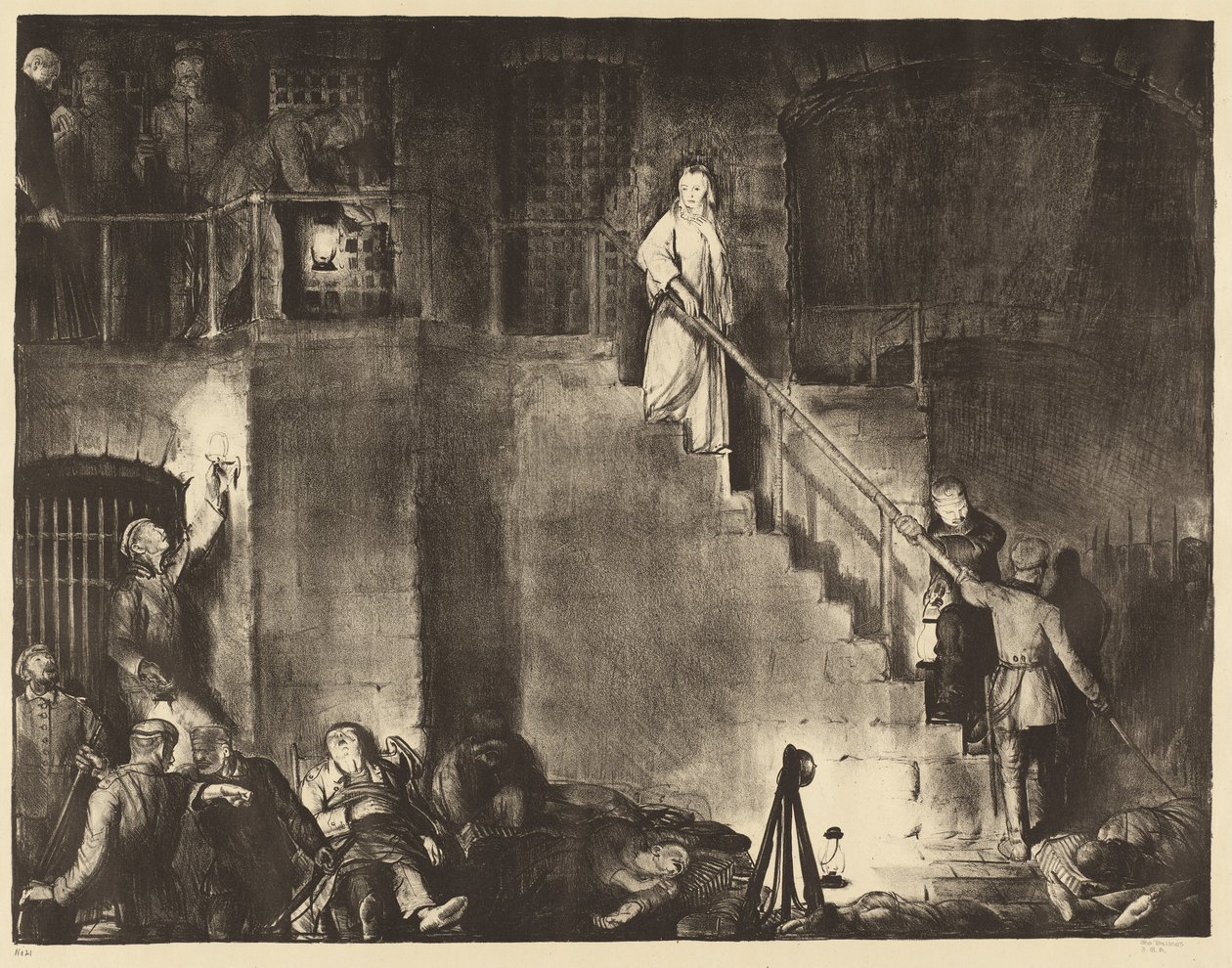 Mordet på Edith Cavell av George Bellows