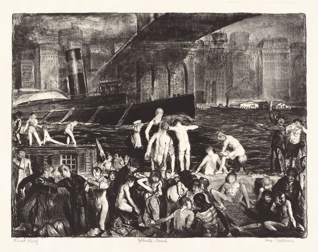 Splinter Beach av George Bellows
