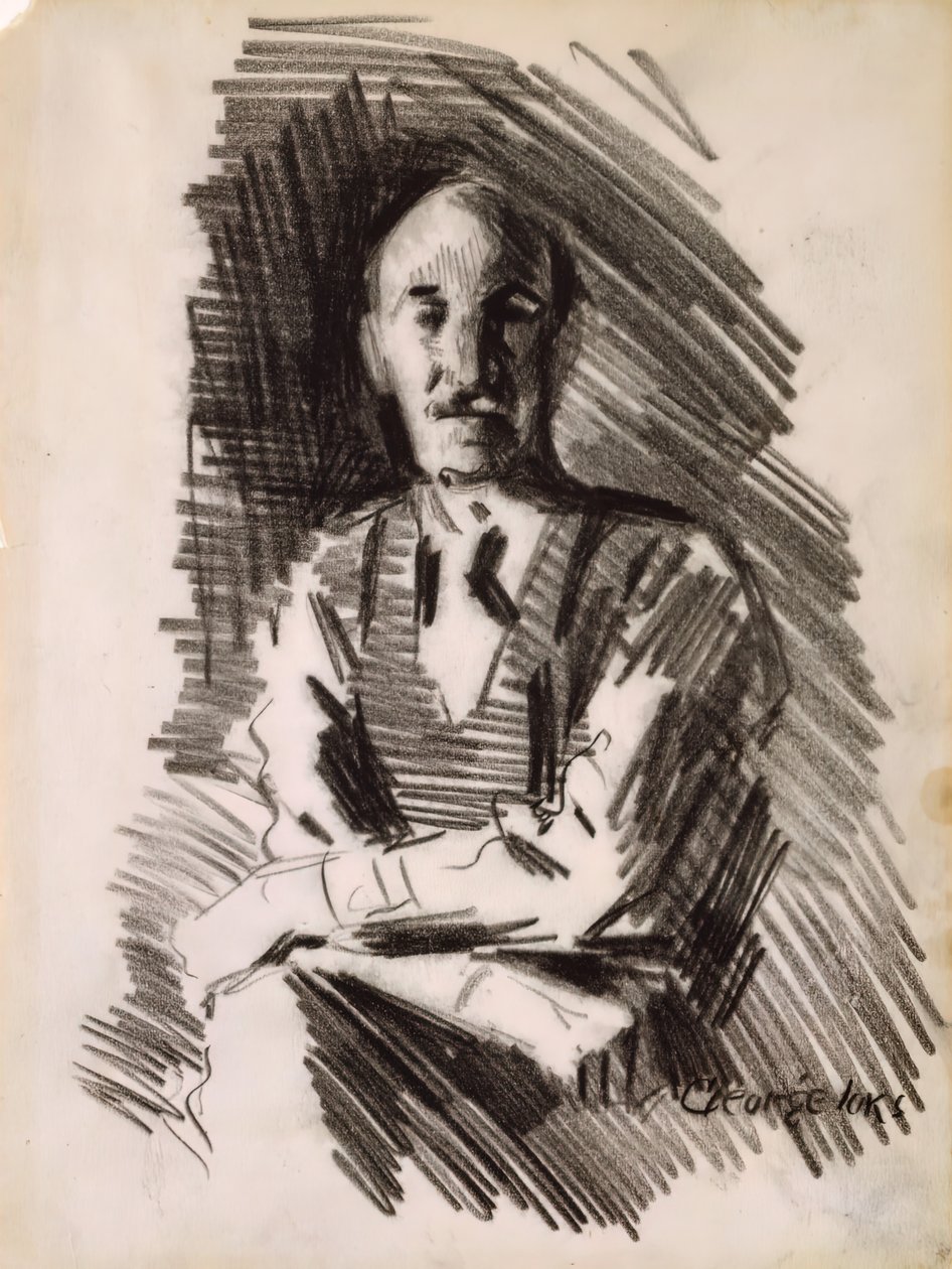 Ett porträtt, ca. 1904. av George Benjamin Luks