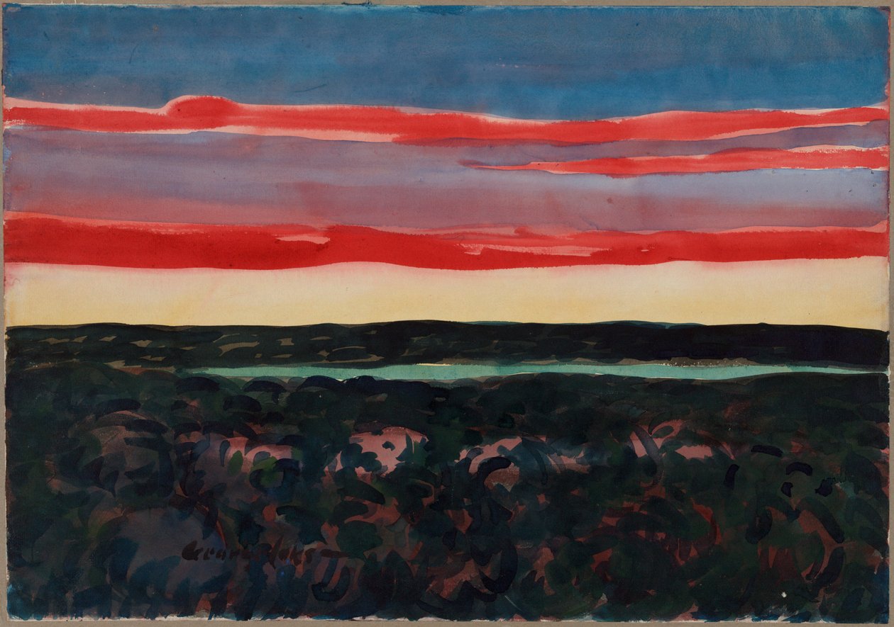 Kvällsprakt av George Benjamin Luks