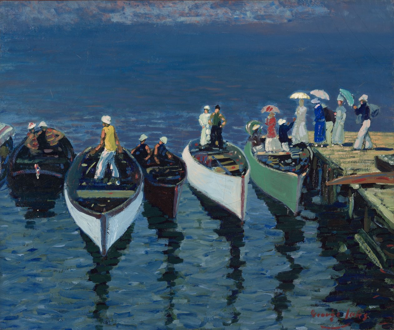 Semester på Hudson av George Benjamin Luks
