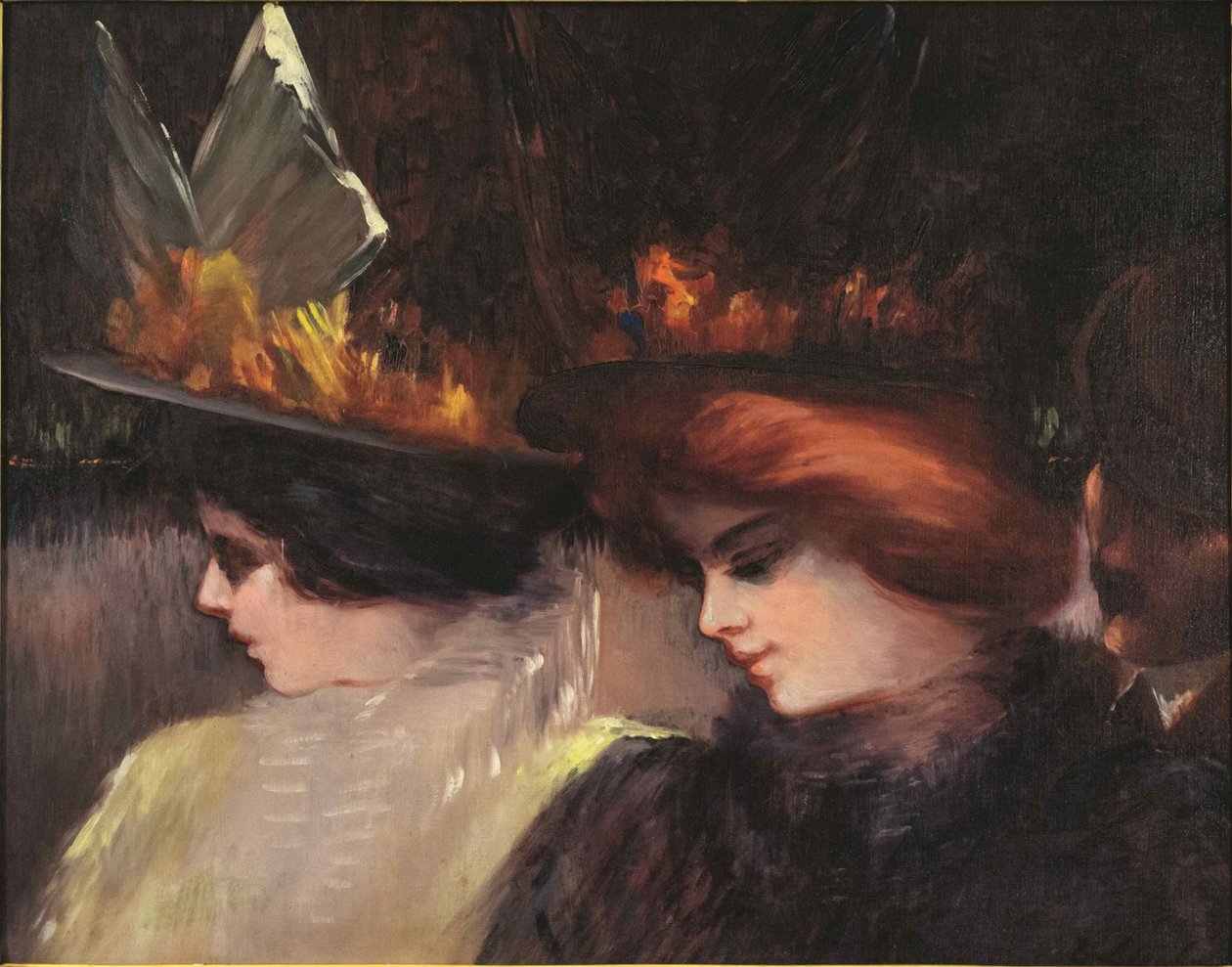 Gatubild, ca. 1900. av George Benjamin Luks