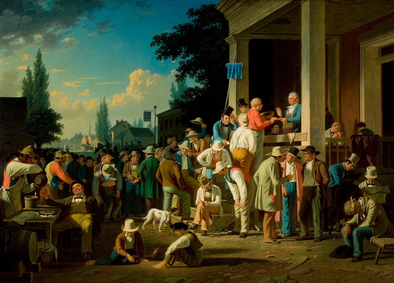 Landstingsvalet av George Caleb Bingham