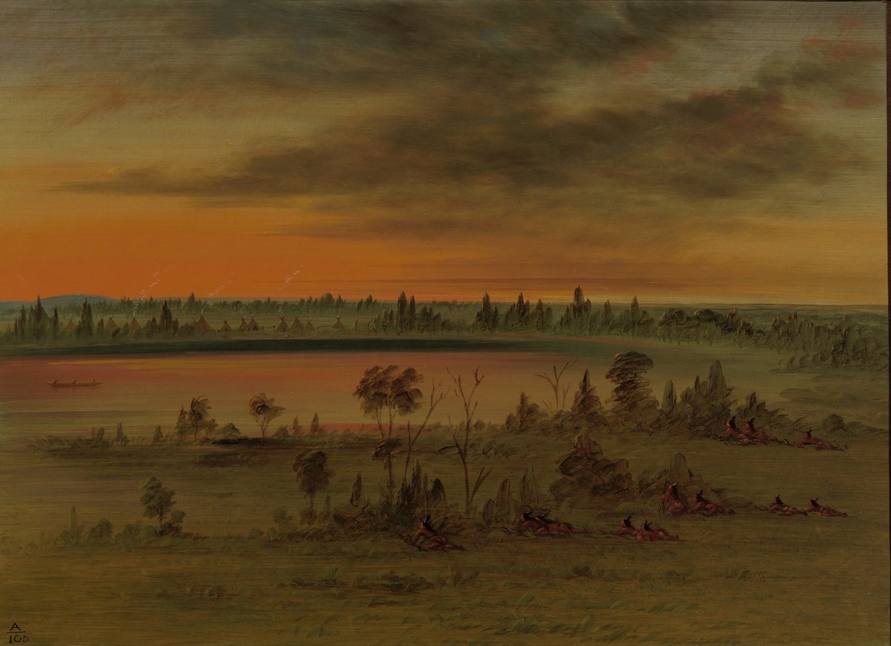A Sioux War Party, 18611869. av George Catlin