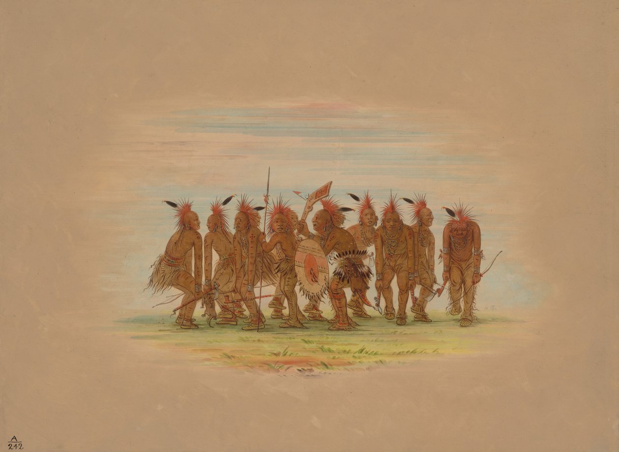 Rolig dans - Saukie, 18611869. av George Catlin