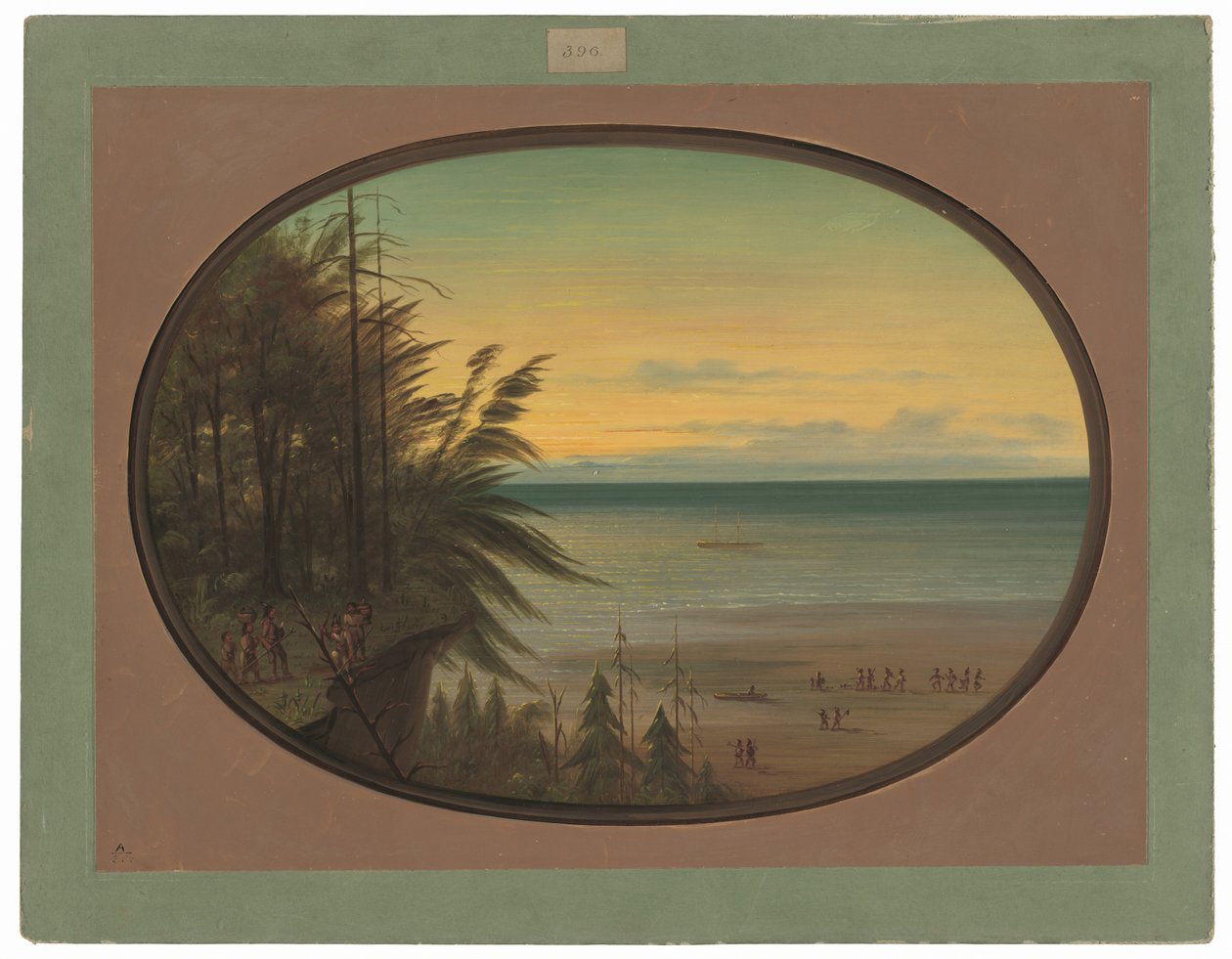 En indisk stege - Nayas indianer av George Catlin