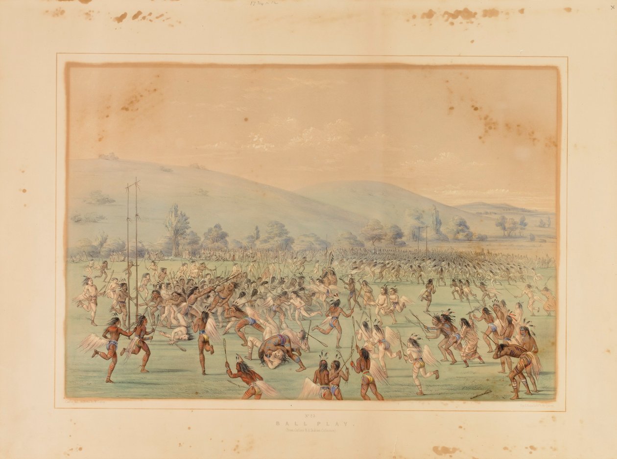 Bollspel - nr 23 av George Catlin