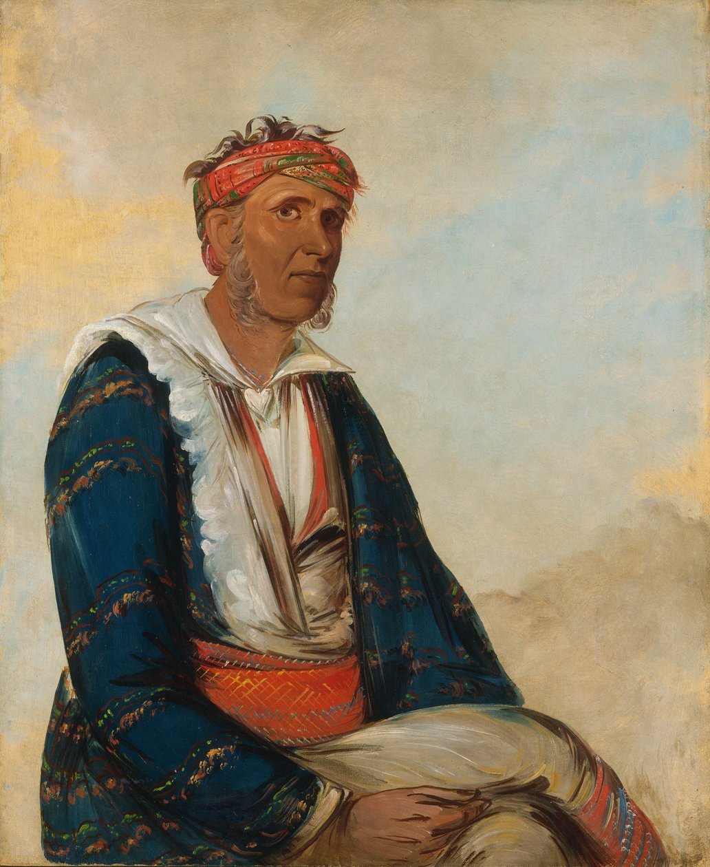 Cól-lee, en bandchef, 1834. av George Catlin