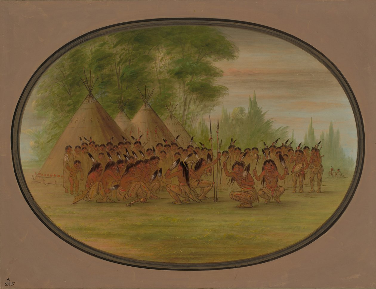 Örndans - Choctaw, 18611869. av George Catlin