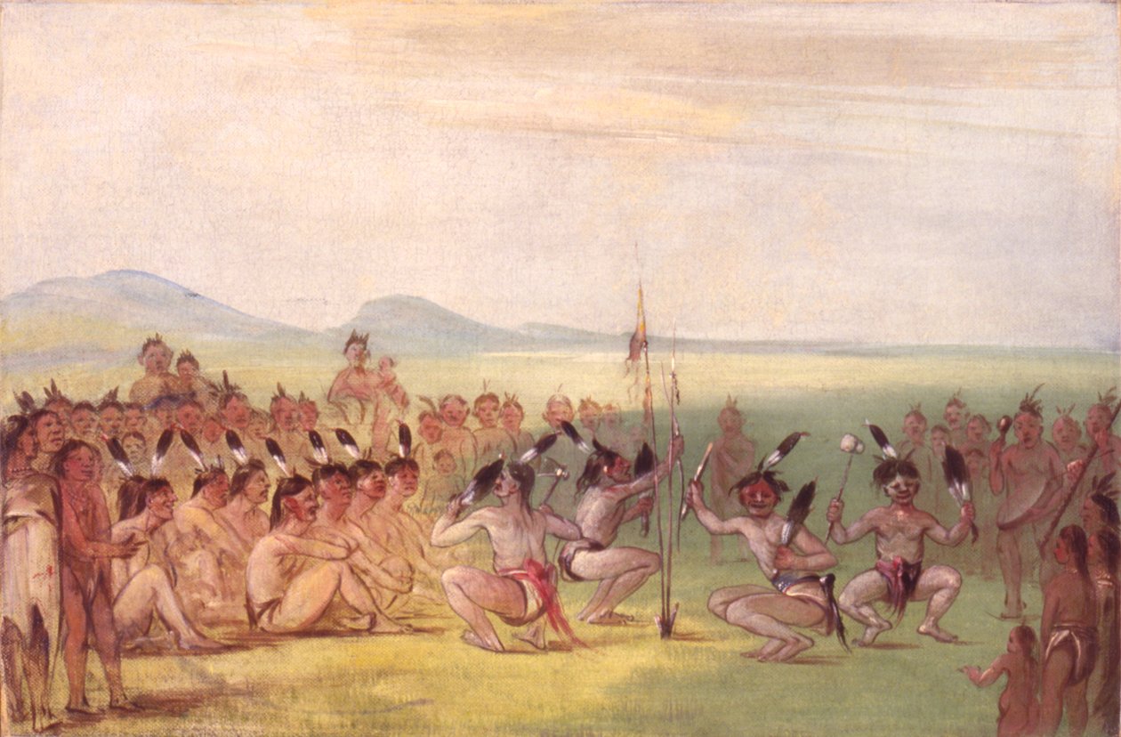 Örndans, Choctaw av George Catlin