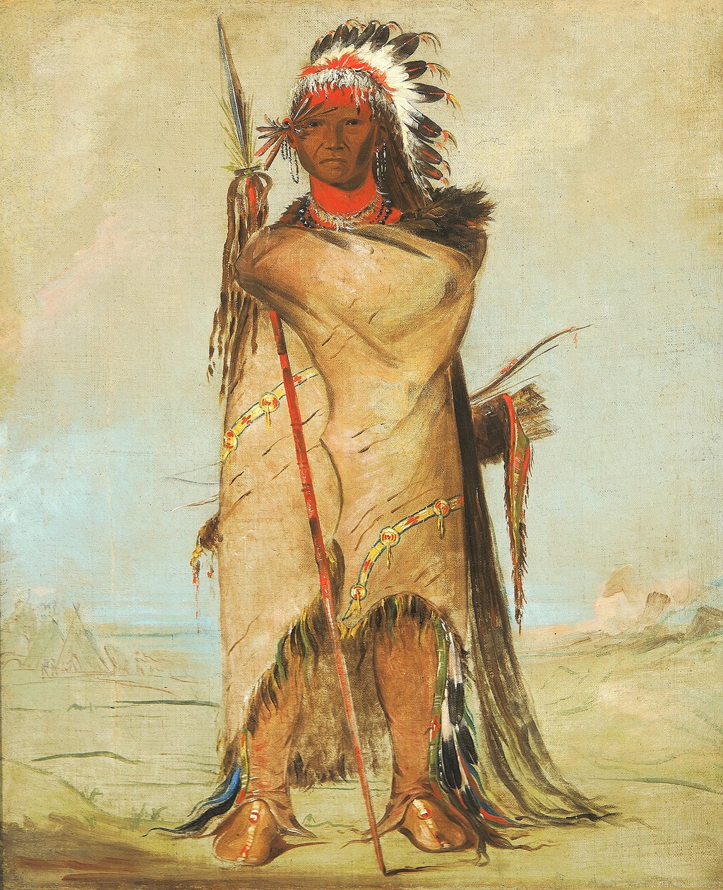 Snow-on-the-Lake, den modige av George Catlin